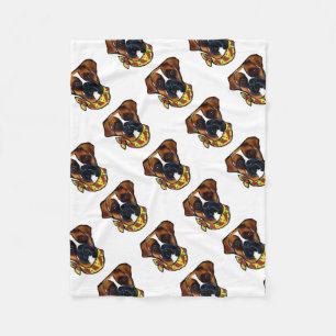 Boxerhund Cinco de Mayo Fleecedecke