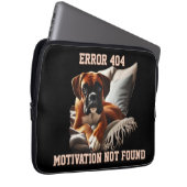 Boxerhund-Fehler 404 Laptopschutzhülle (Vorne Rechts)