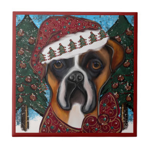 Boxerhund Fliese
