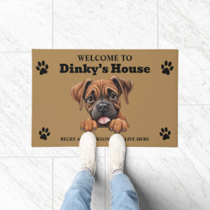 Boxerhund Fußmatte