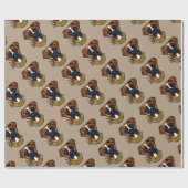 Boxerhund Geschenkpapier (Flach)