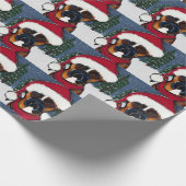 Boxerhund Geschenkpapier (Ecke)