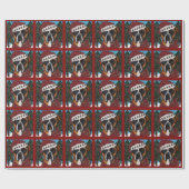 Boxerhund Geschenkpapier (Flach)