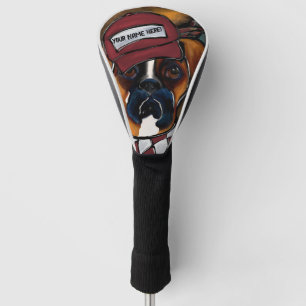 Boxerhund Golf Headcover