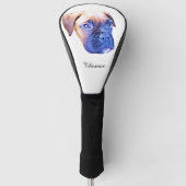Boxerhund Golf Headcover (Vorderseite)