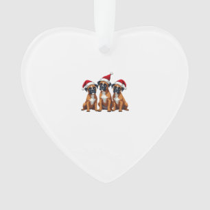 Boxerhund hässlicher Sweater Weihnachtslicht Xmas Ornament