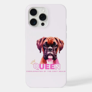 Boxerhund: Königin Kuschelmeister iPhone 15 Pro Max Hülle