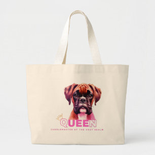 Boxerhund: Königin Kuschelmeister Jumbo Stoffbeutel