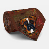 Boxerhund Krawatte (Gerollt)