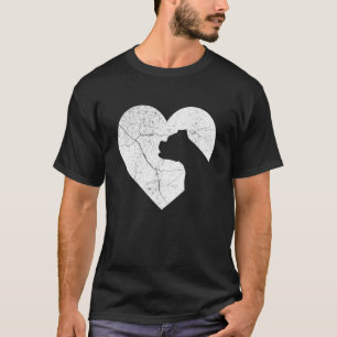 Boxerhund Lustiges Herz Valentinstag Hund Papa Mam T-Shirt