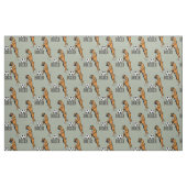 Boxerhund mit Fußballgewebe Stoff (Fat Quarter (45,7 x 55,9 cm))