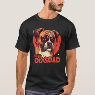 Boxerhund Mit Herzdekoration Erstaunlicher Hundepa T-Shirt