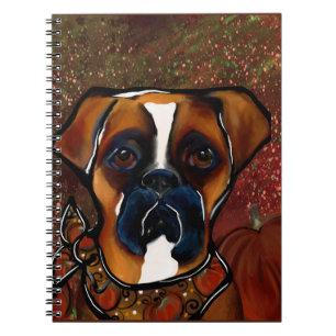 Boxerhund Notizblock