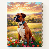 Boxerhund Notizblock (Rückseite)