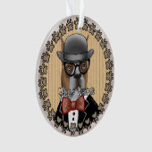 Boxerhund ornament (Vorderseite)
