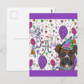 Boxerhund Postkarte (Vorne/Hinten)