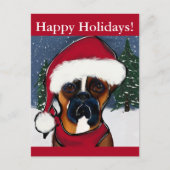 Boxerhund Postkarte (Vorderseite)