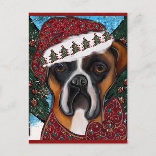 Boxerhund Postkarte