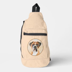 Boxerhund Rehbraune Malerei Nicht Geschnittenes Oh Crossbody Bag