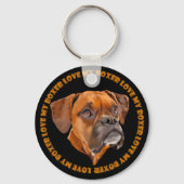 Boxerhund Schlüsselanhänger (Vorderseite)