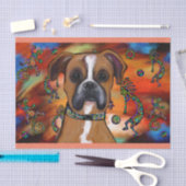 Boxerhund Seidenpapier (Handwerk)