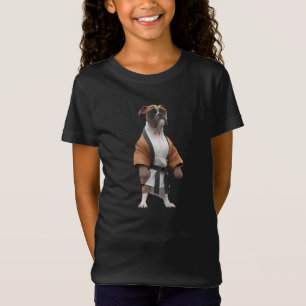 Boxerhund spielt Karate, Karate-Meister Boxerhund T-Shirt
