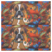 Boxerhund Stoff (Nahaufnahme)