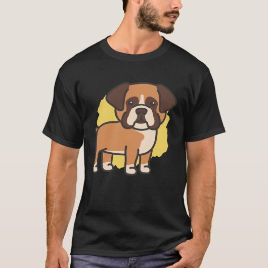 Boxerhund T-Shirt (Vorderseite)
