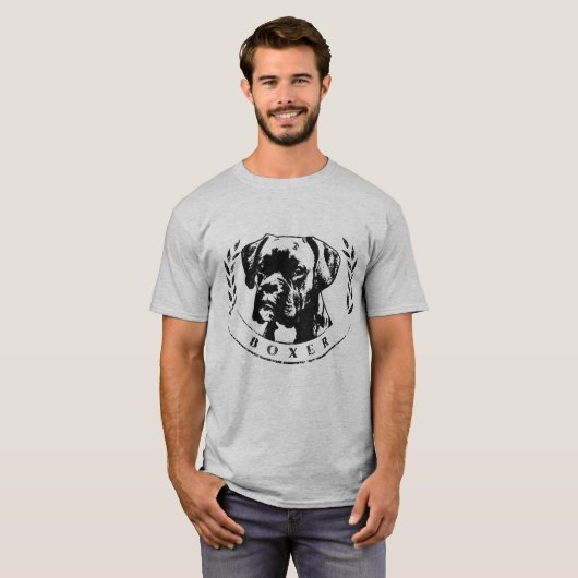 Boxerhund T-Shirt (Vorne ganz)
