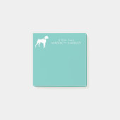 Boxerhund-Welpe Post-it Klebezettel (Vorderseite)