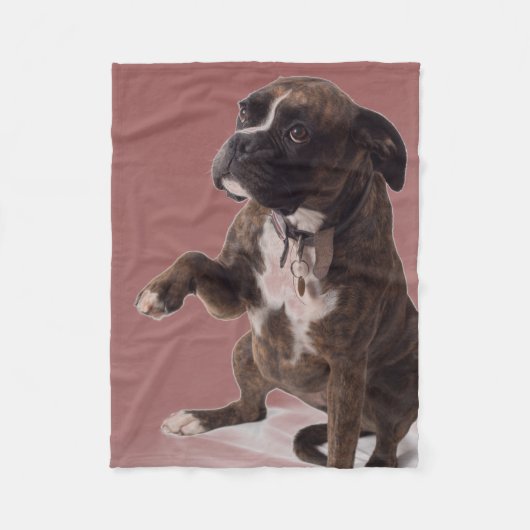 Boxerhundedecke Fleecedecke (Vorderseite)