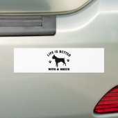 Boxerhundeentwurf Autoaufkleber (Auf Auto)