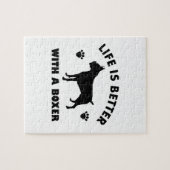 Boxerhundeentwurf Puzzle (Horizontal)