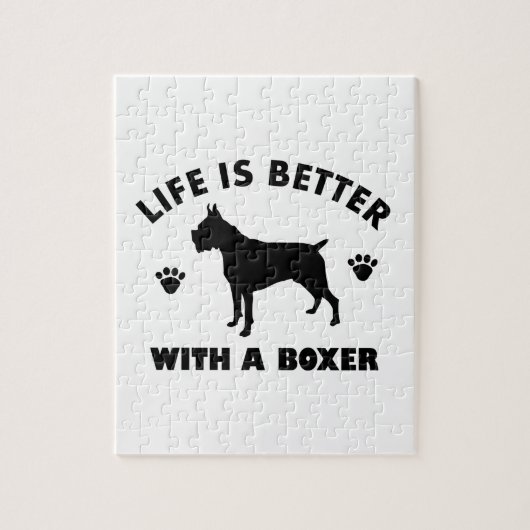 Boxerhundeentwurf Puzzle (Vertikal)