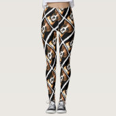 Boxerhundekunst-Leggings Leggings (Vorderseite)