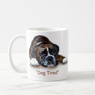 Boxerhundemüde Tasse