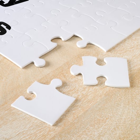 Boxerhundeporträt-Foto Puzzle (Seite)