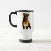 Boxerhundereise-Tasse Reisebecher (Links)