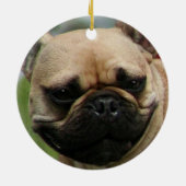 Boxerhundeverzierung Keramikornament (Hinten)