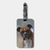 Boxerhundgeldbeutel/Gepäckanhänger Gepäckanhänger (Rückseite vertikal)