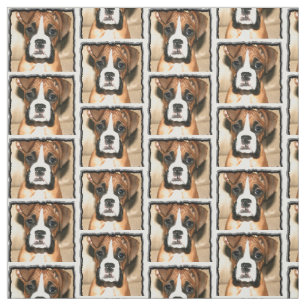 Boxerhundgewohnheits-Gewebe Stoff