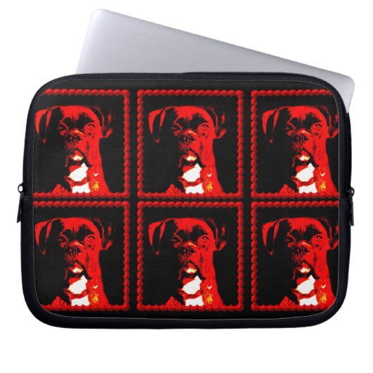 Boxerhundneopren-Laptop-Hülse Laptopschutzhülle (Vorderseite)