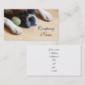 BoxerhundVisitenkarten Visitenkarte (Vorne/Hinten)