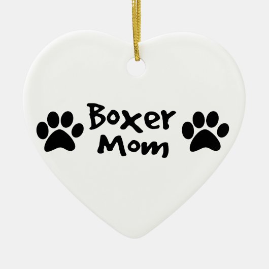 Boxermamma Keramikornament (Vorne)