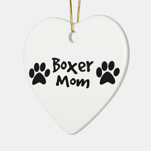 Boxermamma Keramikornament (Links)