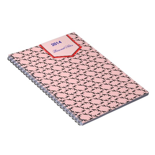 Boxermuster Notizblock (Rechte Seite)