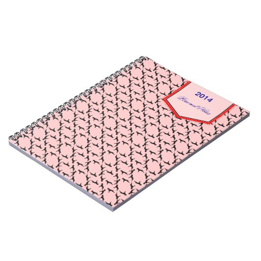 Boxermuster Notizblock (Linke Seite)