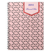 Boxermuster Notizblock (Vorderseite)