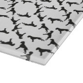 Boxermuster Schneidebrett (Ecke)