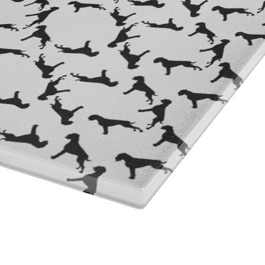 Boxermuster Schneidebrett (Ecke)